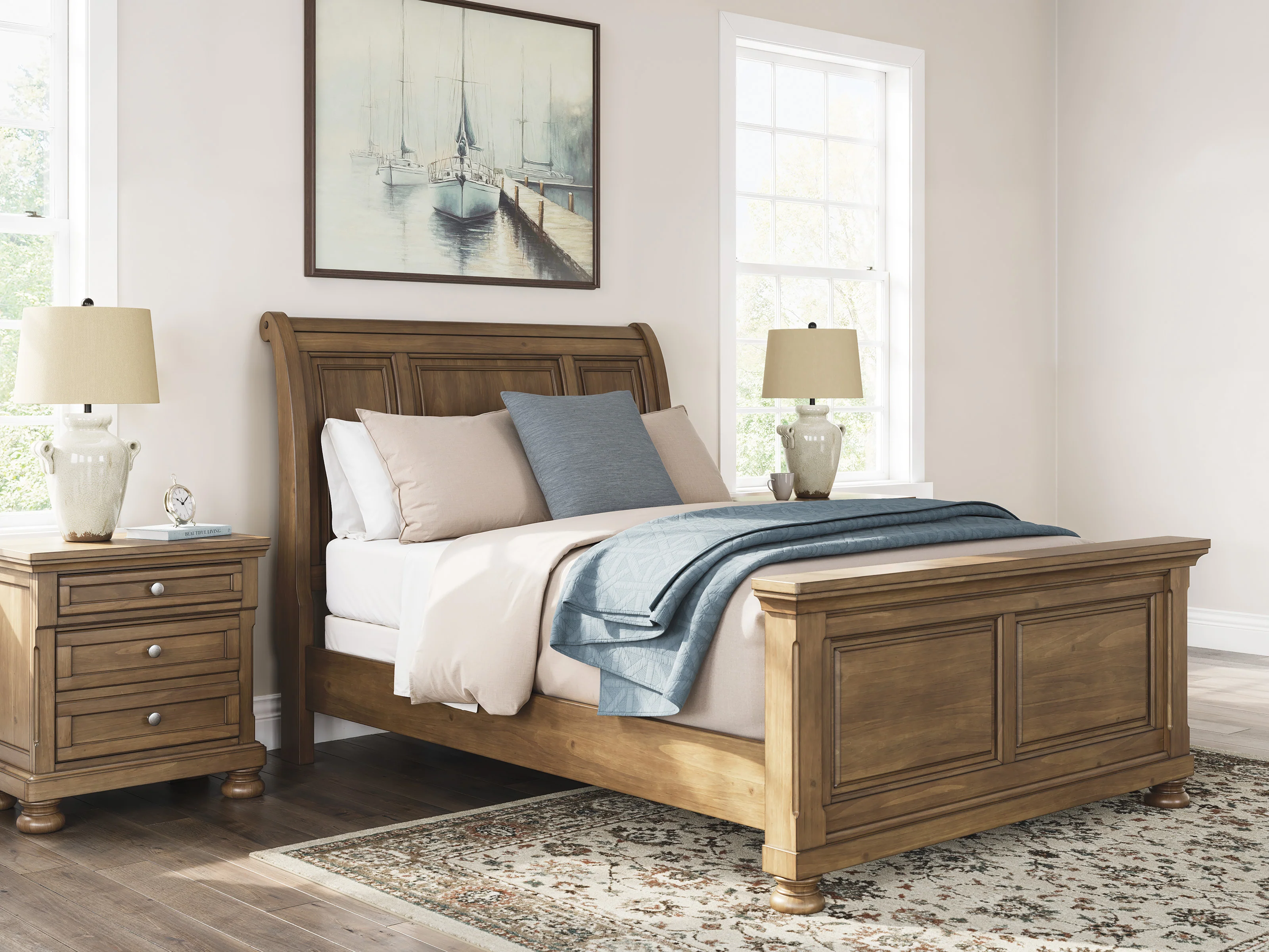 Feddinger Sleigh Bed - Image 3
