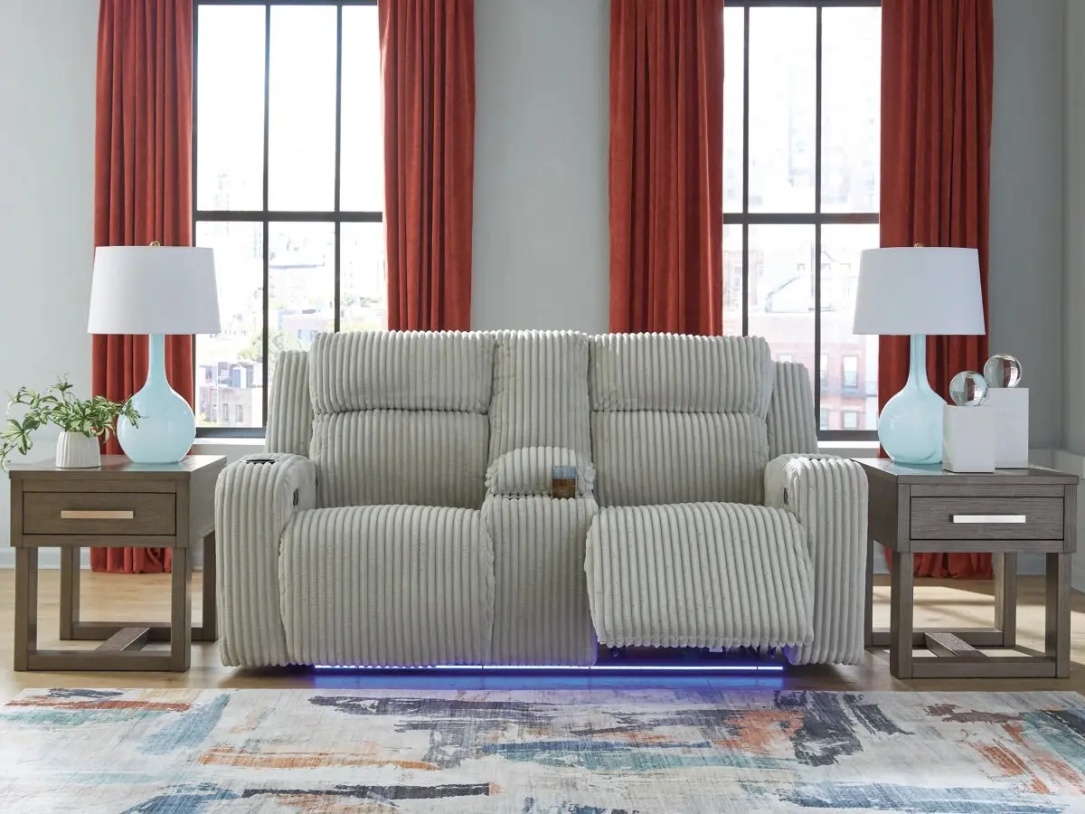 Forest Lake 2 Power Console Loveseat - Image 21