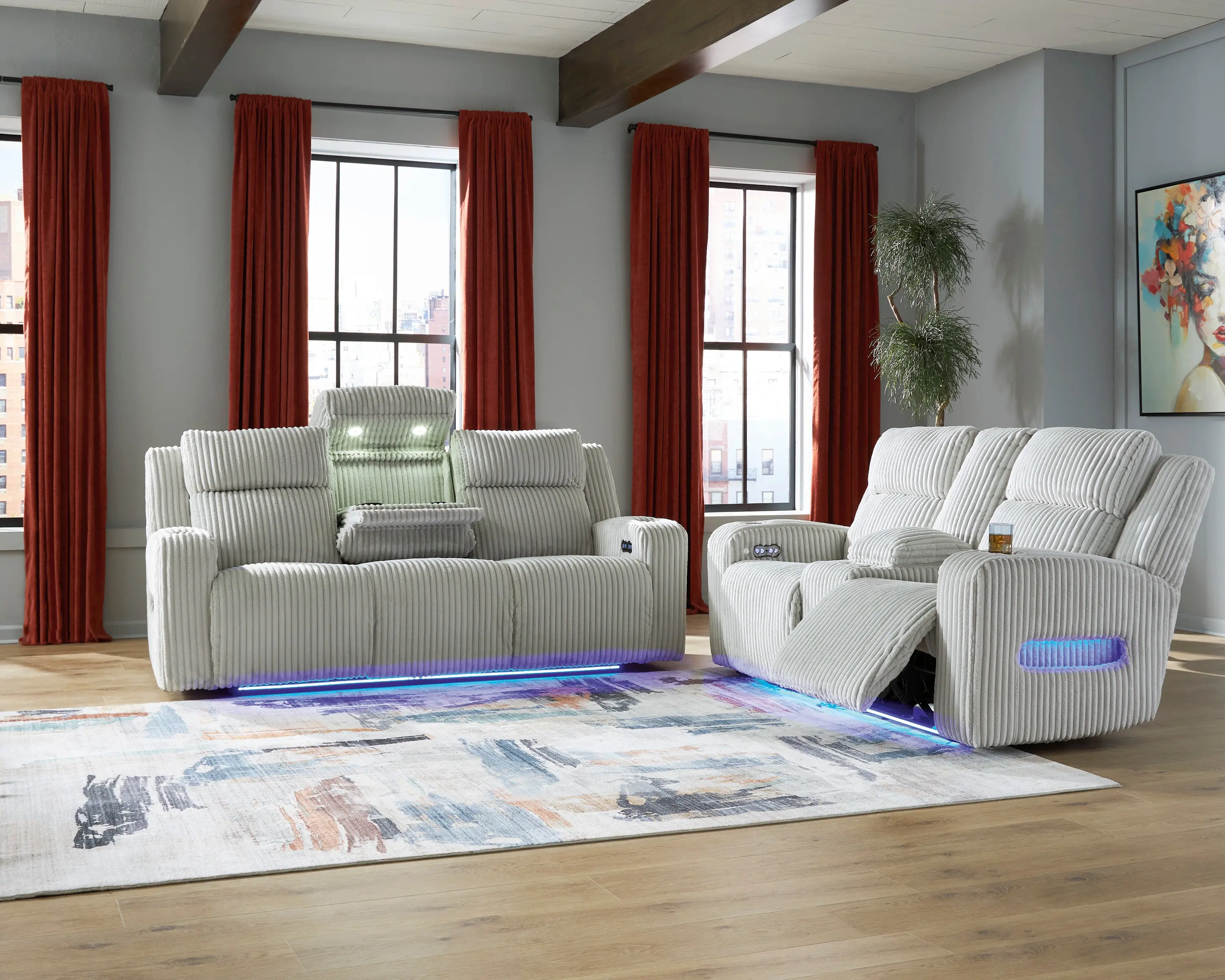 Forest Lake 2 Power Sofa & Console Loveseat - Image 4