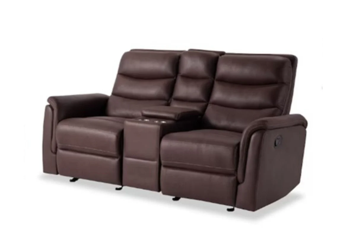 Forte Reclining Console Loveseat