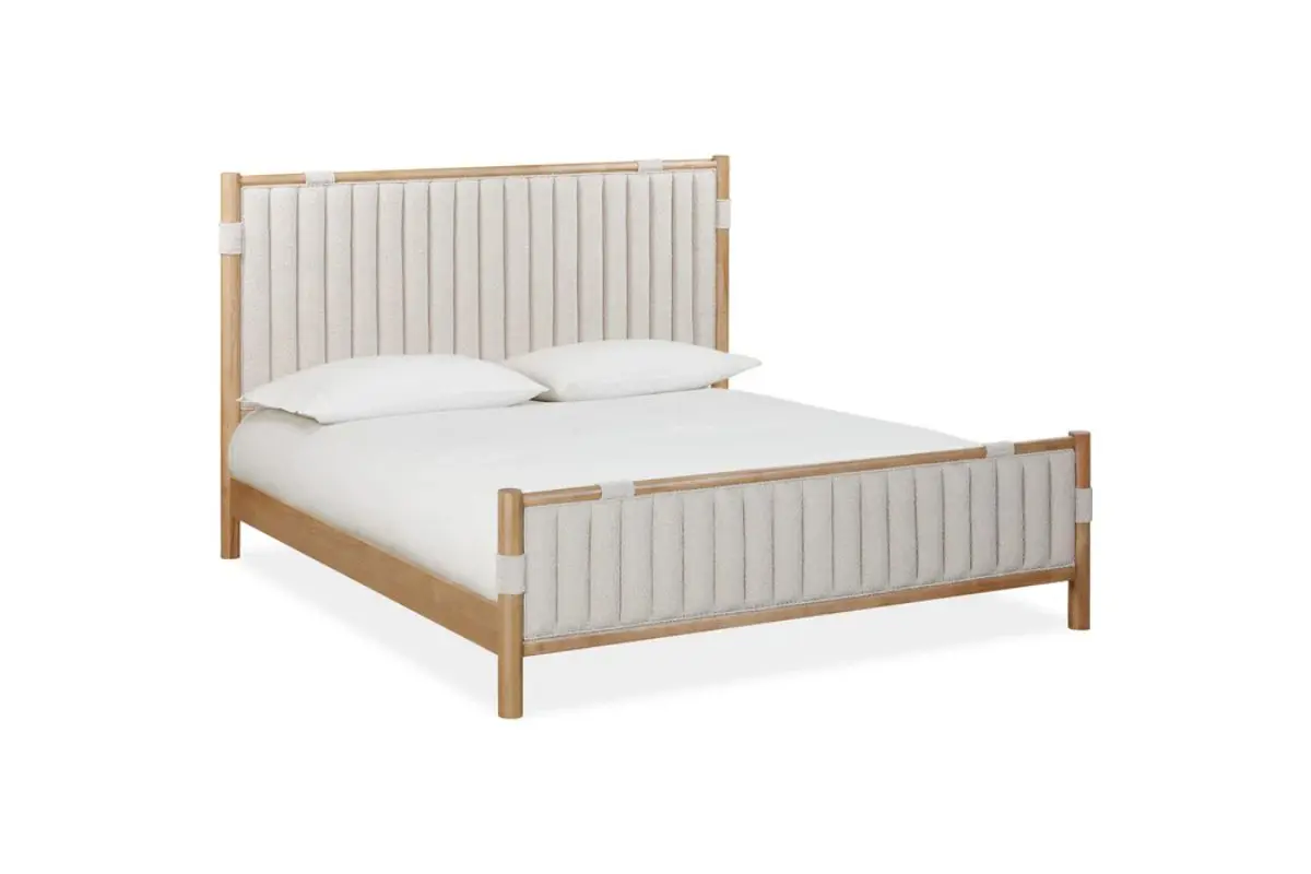 Furano Upholstered Bed & Dresser & Mirror & Nightstand - Image 31