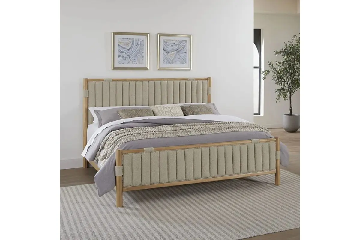 Furano Upholstered Panel Bed - Image 25