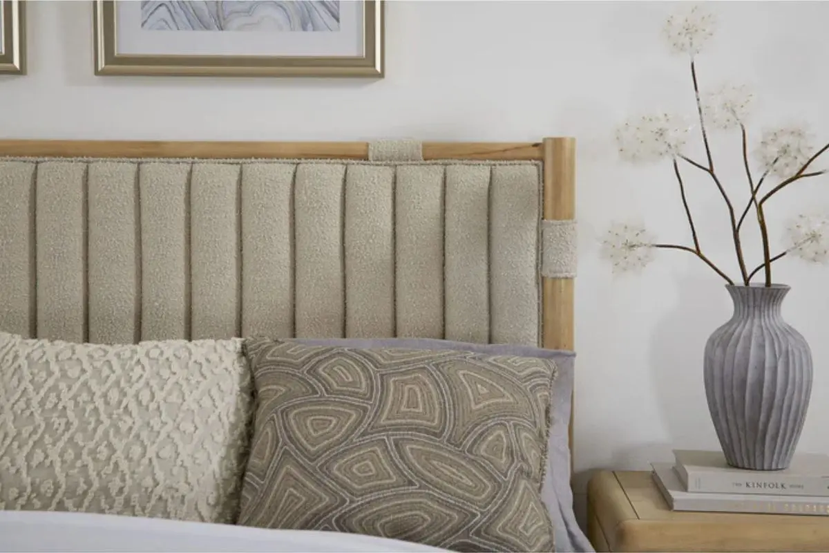 Furano Upholstered Panel Bed - Image 32