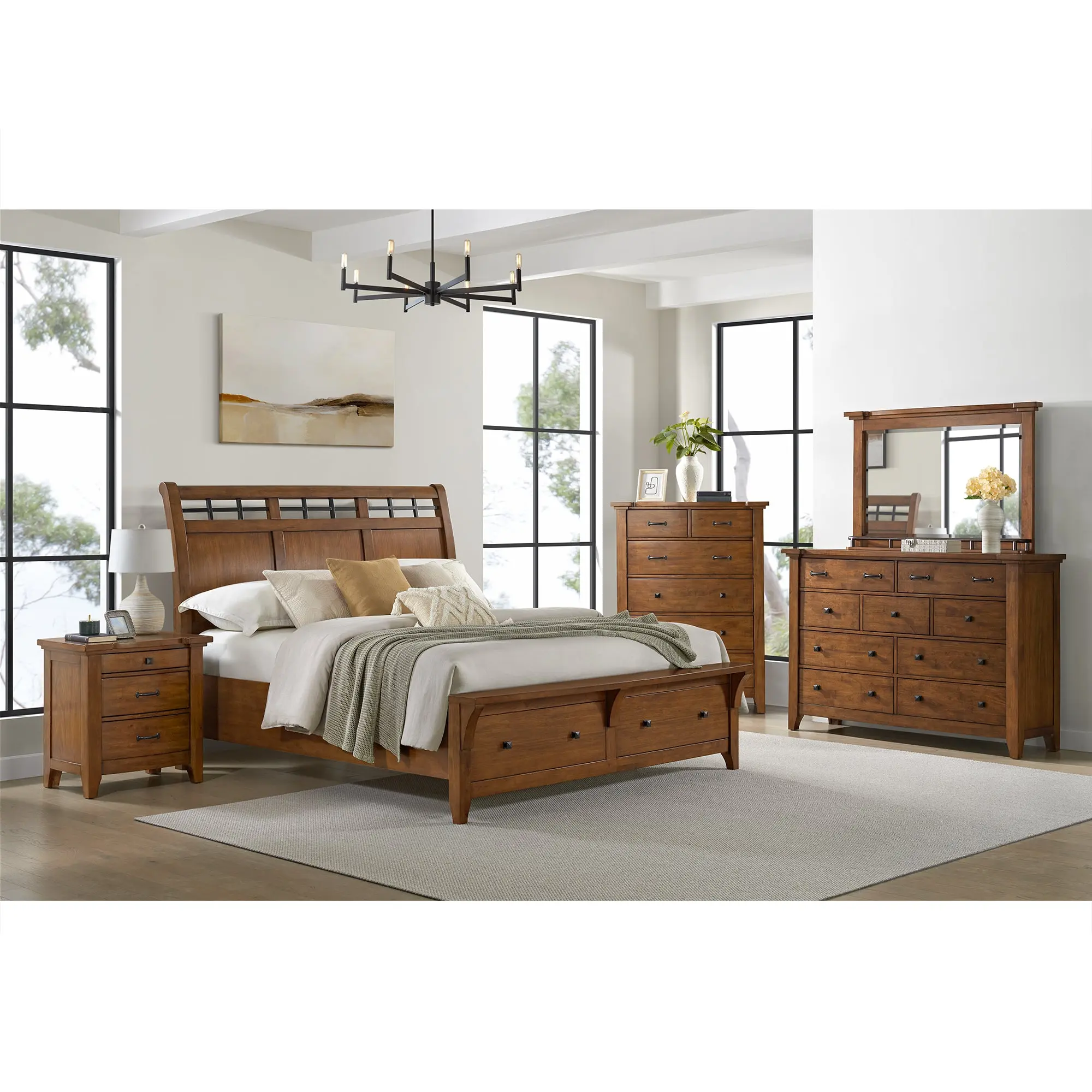 Gage Storage Bed & Dresser & Mirror & Nightstand - Image 2