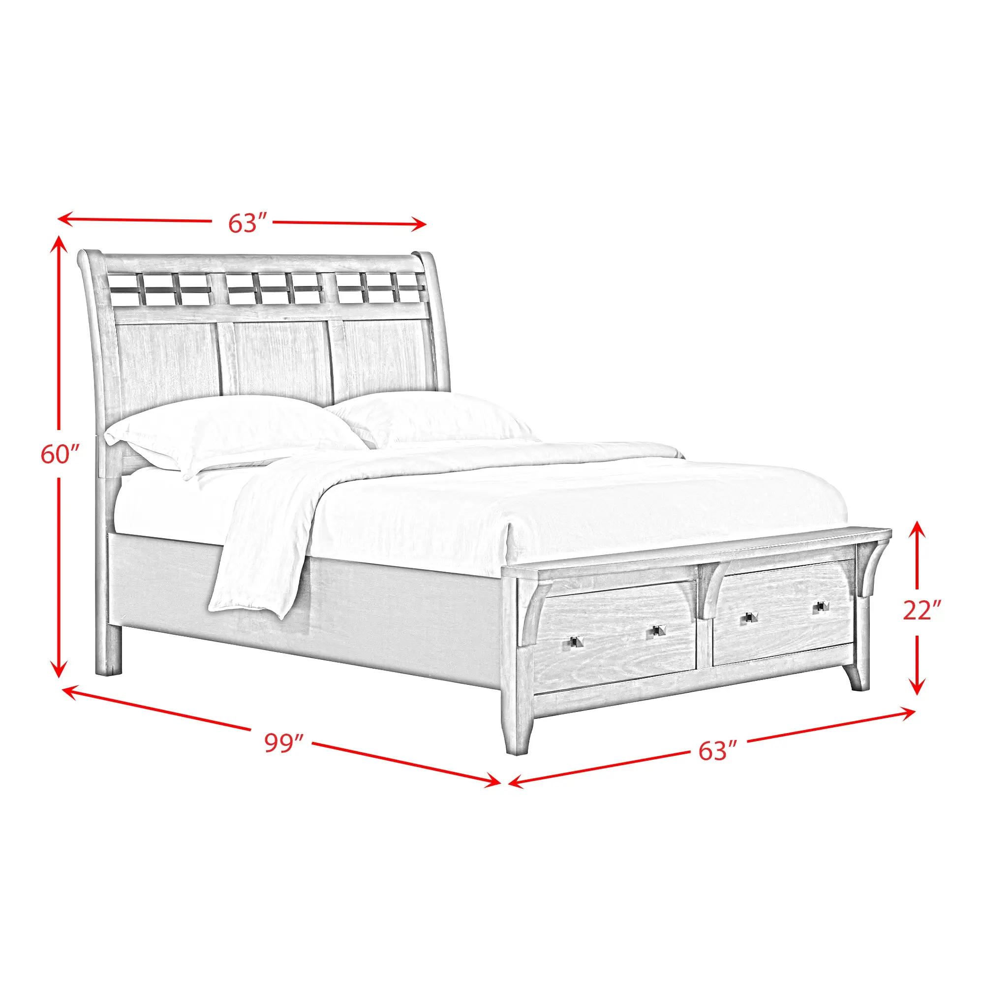 Gage Storage Bed - Image 13