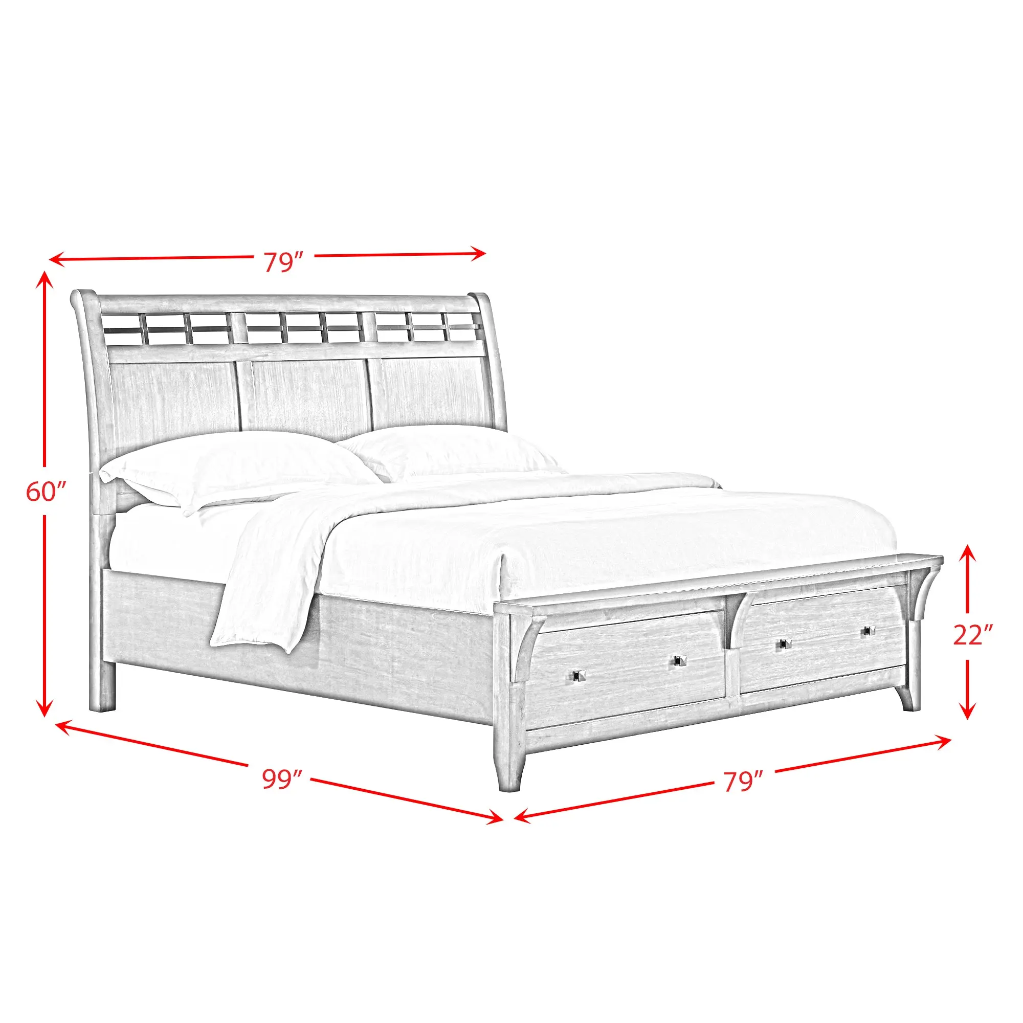 Gage Storage Bed - Image 14