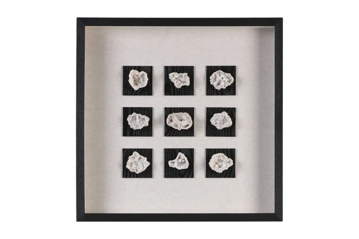 Geode Shadow Box Wall Art