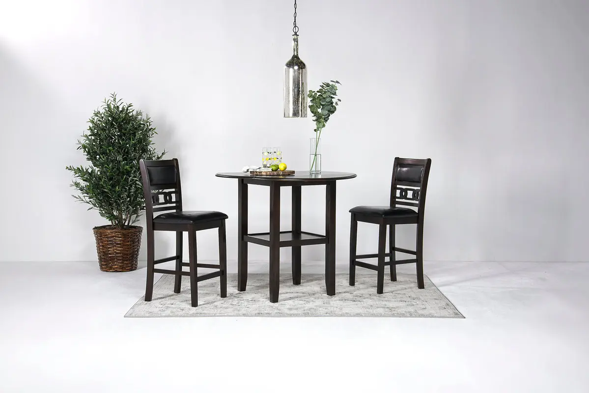 Gia Round Counter Height Dining Table & 2 Stools - Image 3