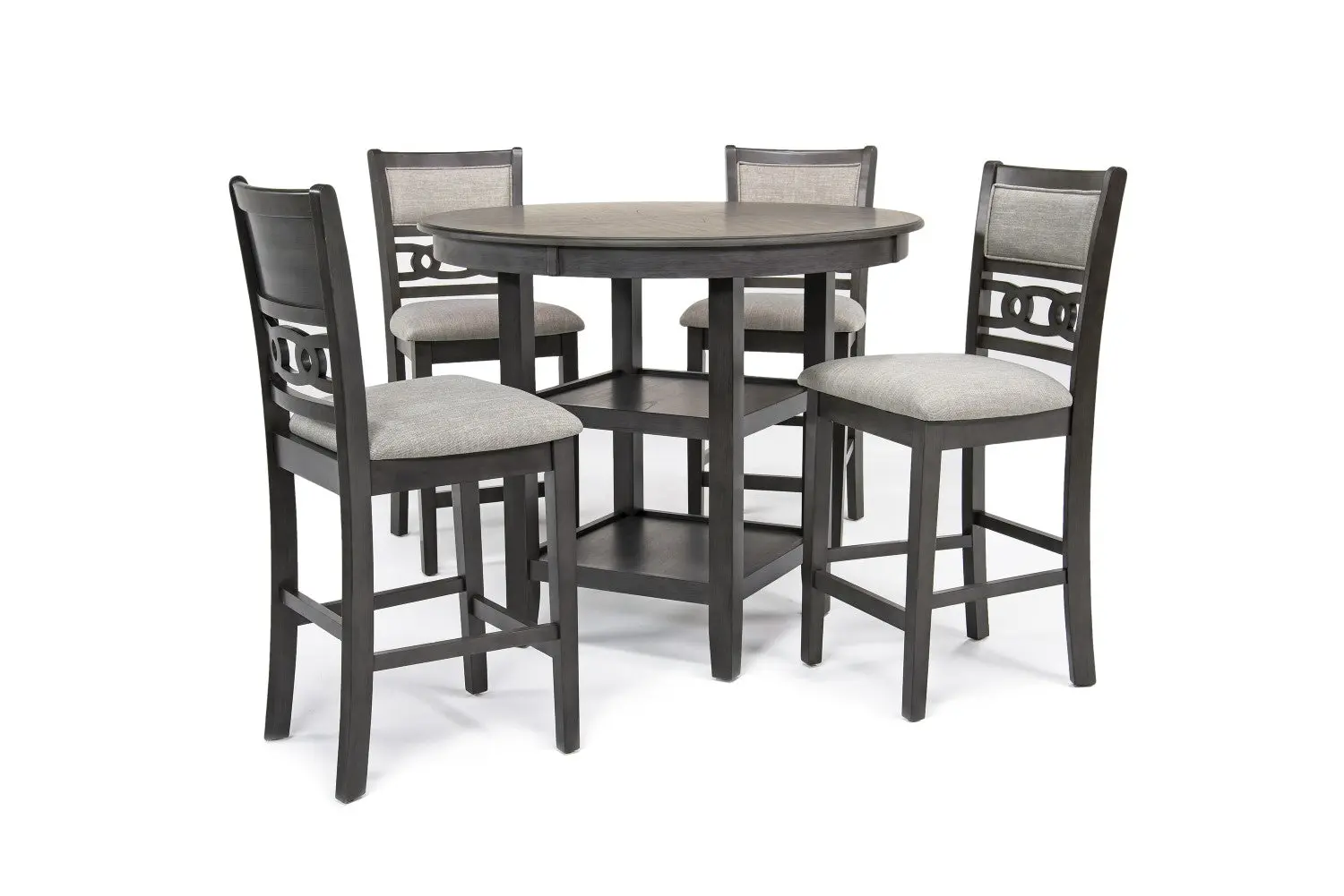 Gia Round Counter Height Dining Table & 4 Stools