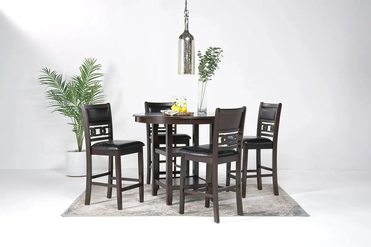 Gia Round Counter Height Dining Table & 4 Stools - Image 3