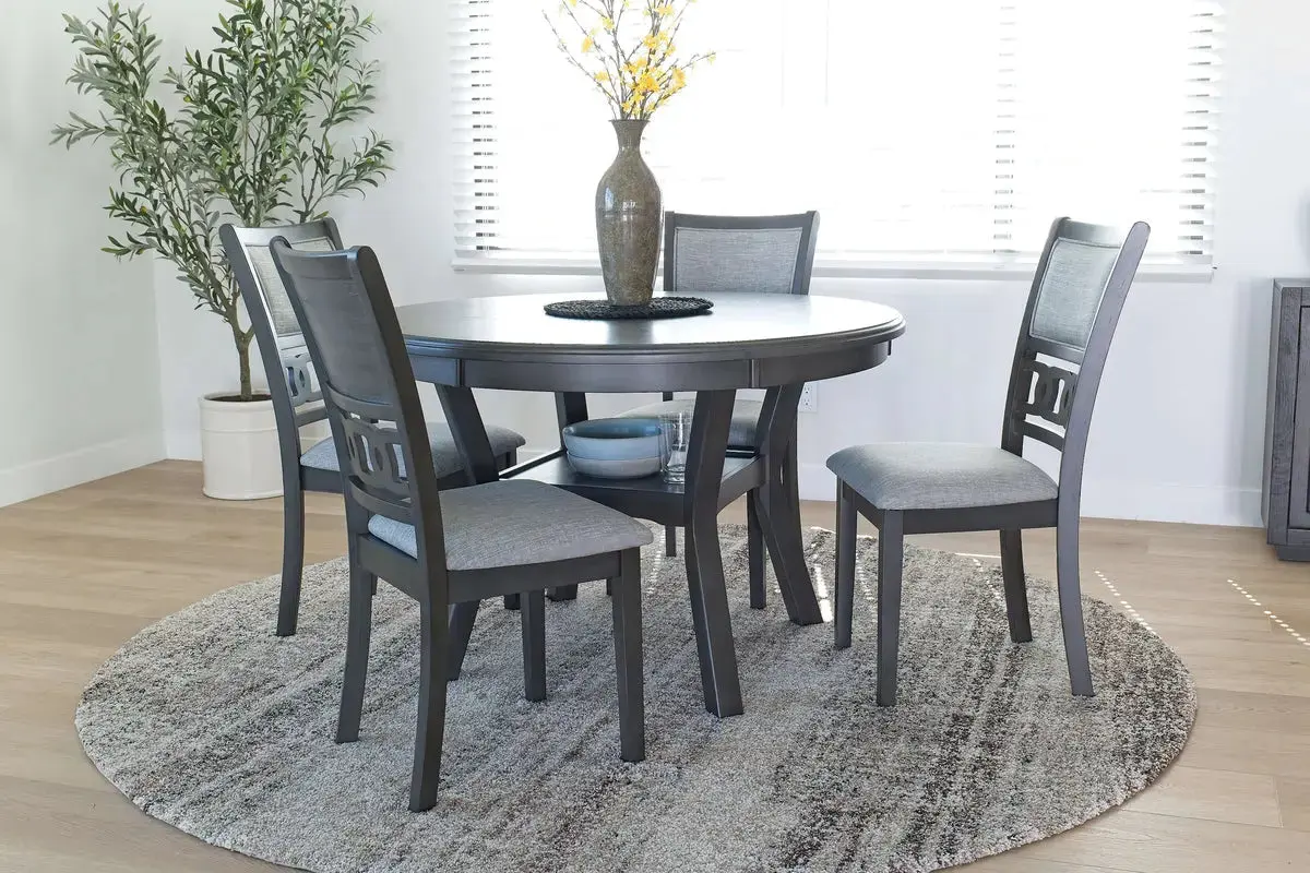 Gia Round Dining Table & 4 Chairs