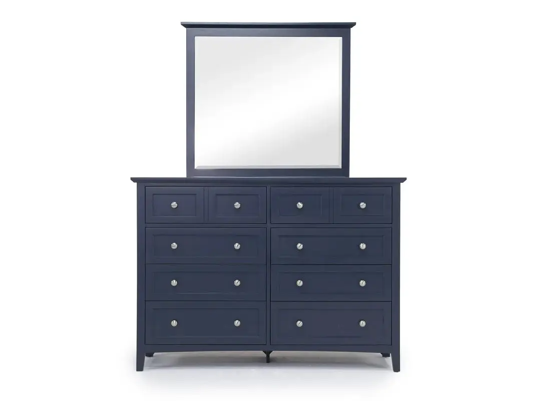 Grace Panel Bed & Dresser & Mirror - Image 116