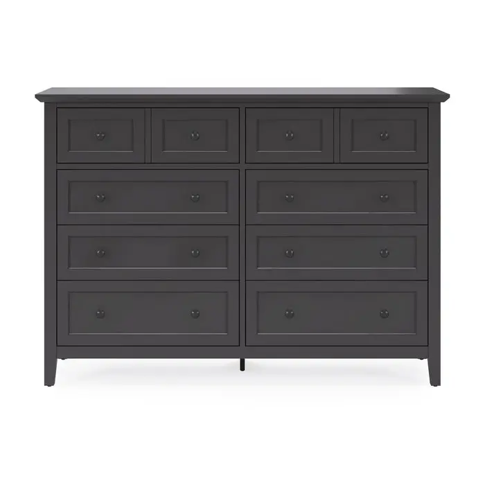 Grace Panel Bed & Dresser & Mirror - Image 79