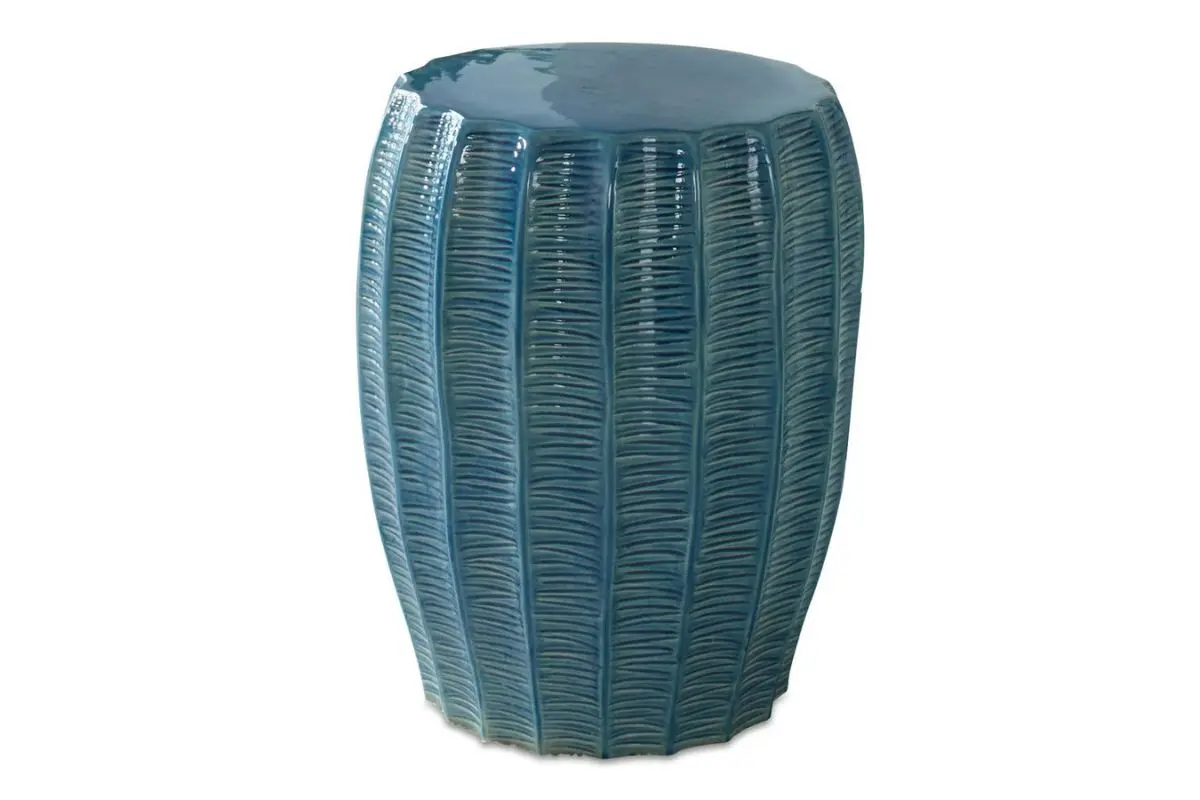 Harbor Blue Outdoor Stool