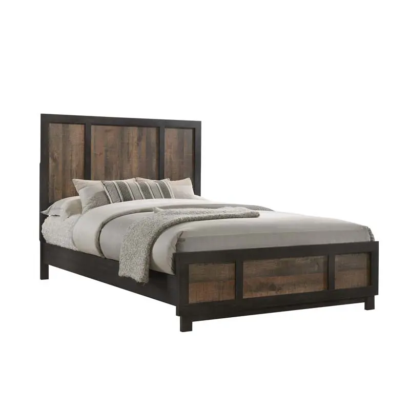 Harlington Panel Bed & Dresser & Mirror - Image 4
