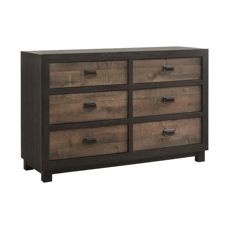 Harlington Panel Bed & Dresser & Mirror - Image 8