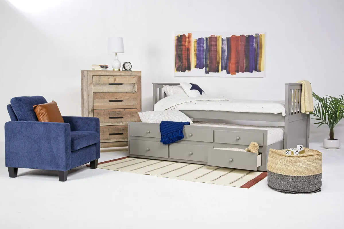 Harlow Captain Bed With Storage Trundle - Image 17