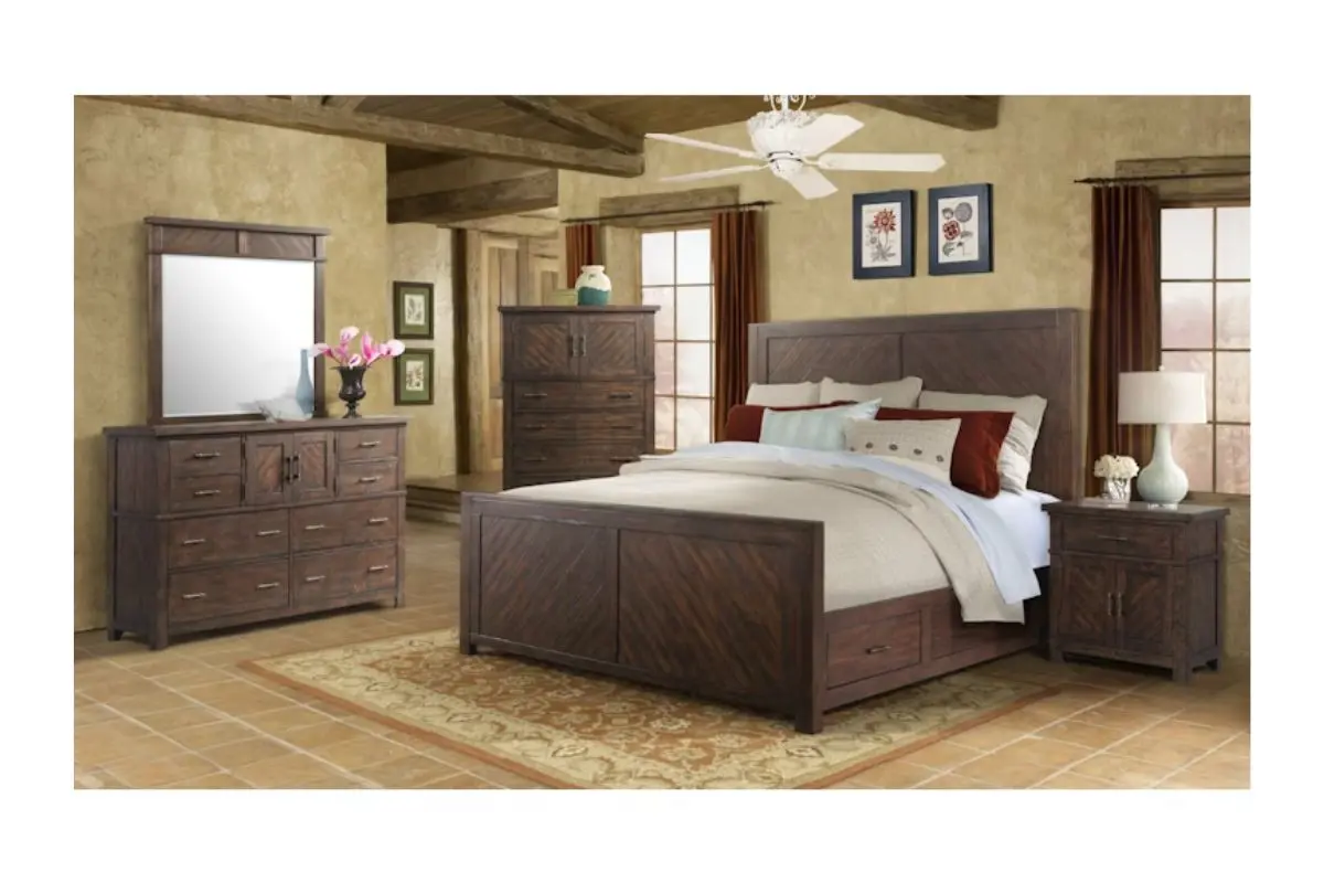 Jax Storage Bed & Dresser & Mirror & Nightstand