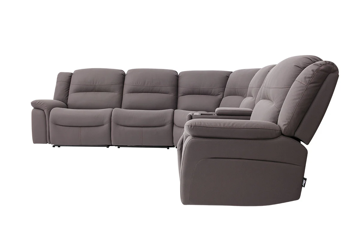 Jaxon 6 Piece 2 Power Sectional With 2 Power Armless Recliner - Image 3
