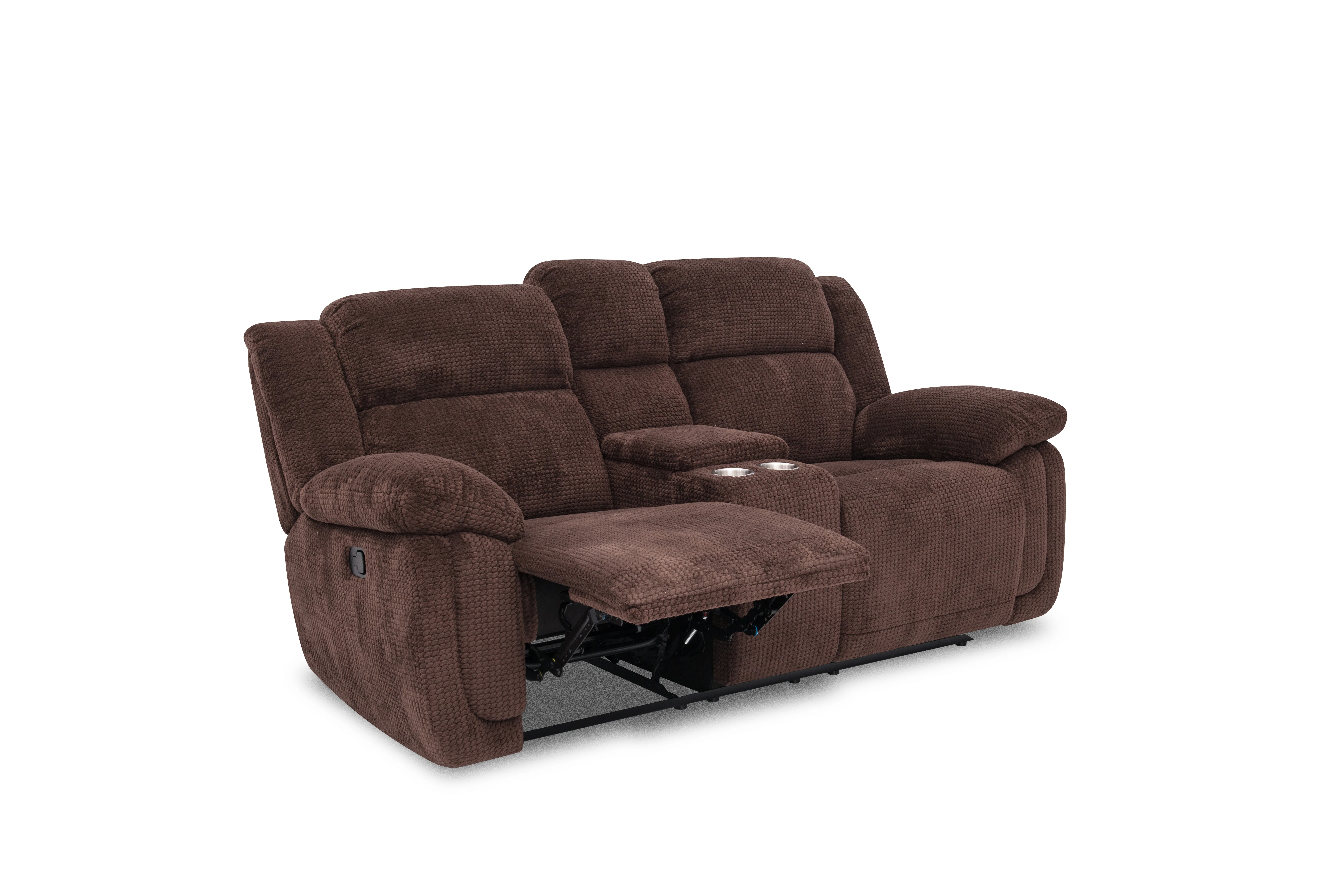 Jayne Reclining Console Loveseat - Image 4