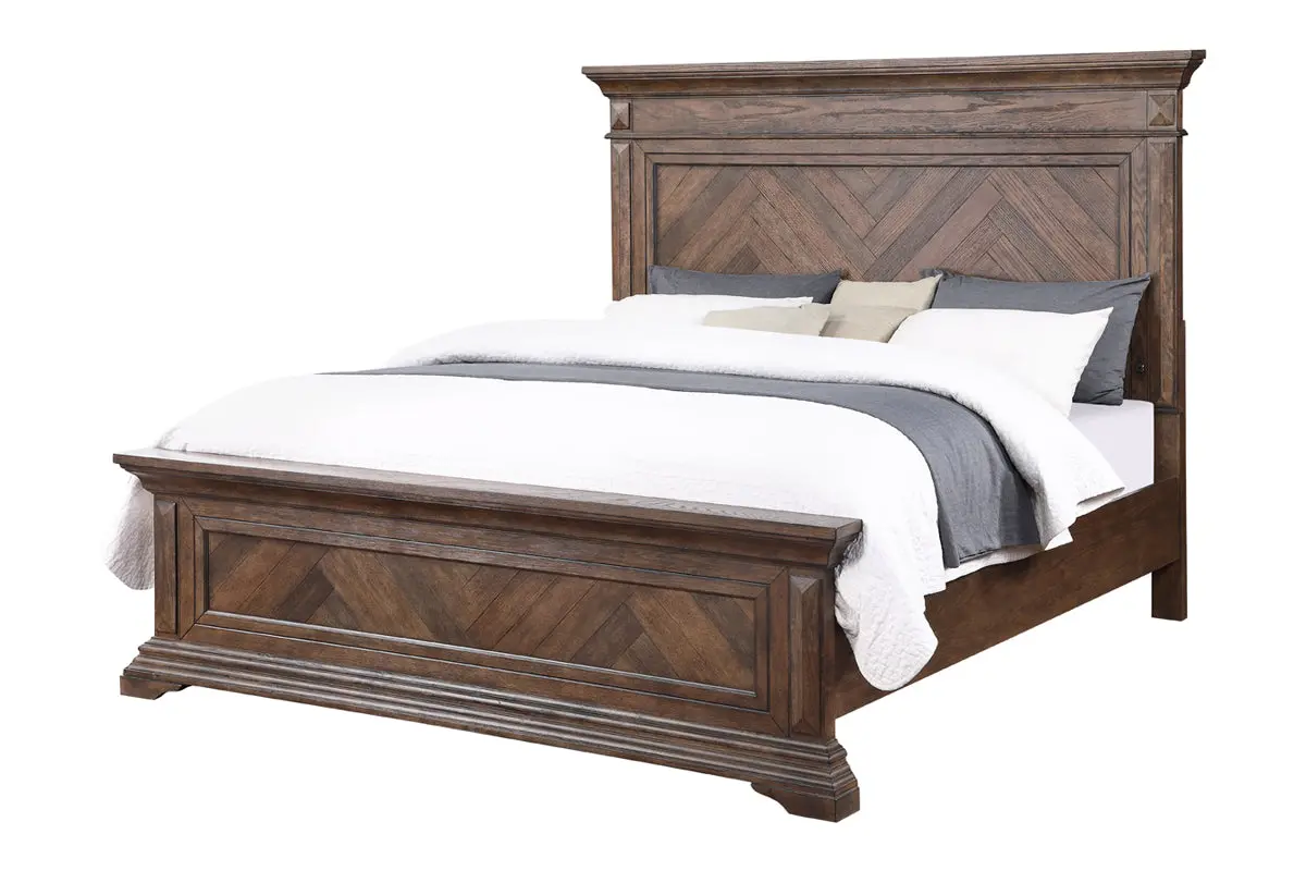 Jolie Vue Panel Bed & Dresser & Mirror - Image 7