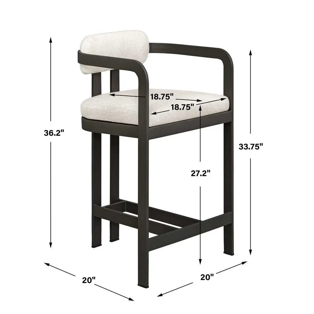 Kalmar Outdoor Counter Height Stool - Image 9