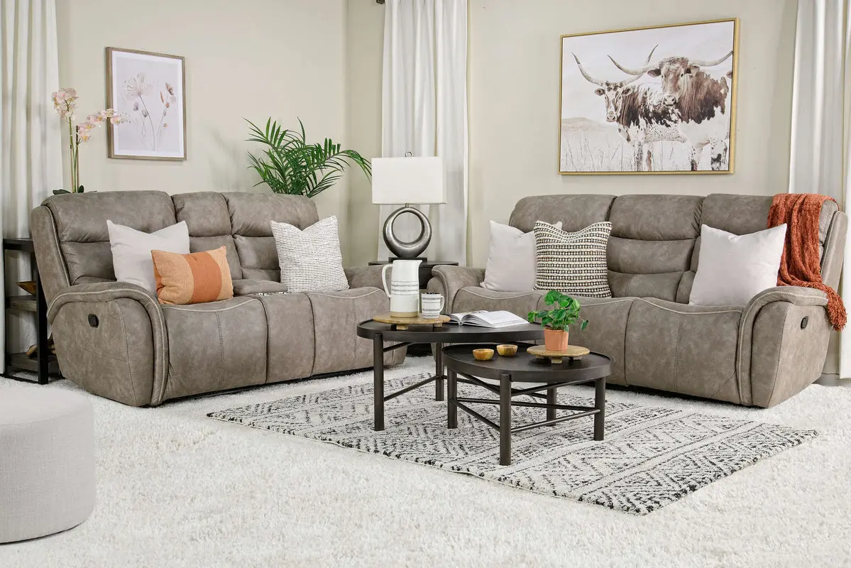 Kamari Reclining Sofa & Console Loveseat