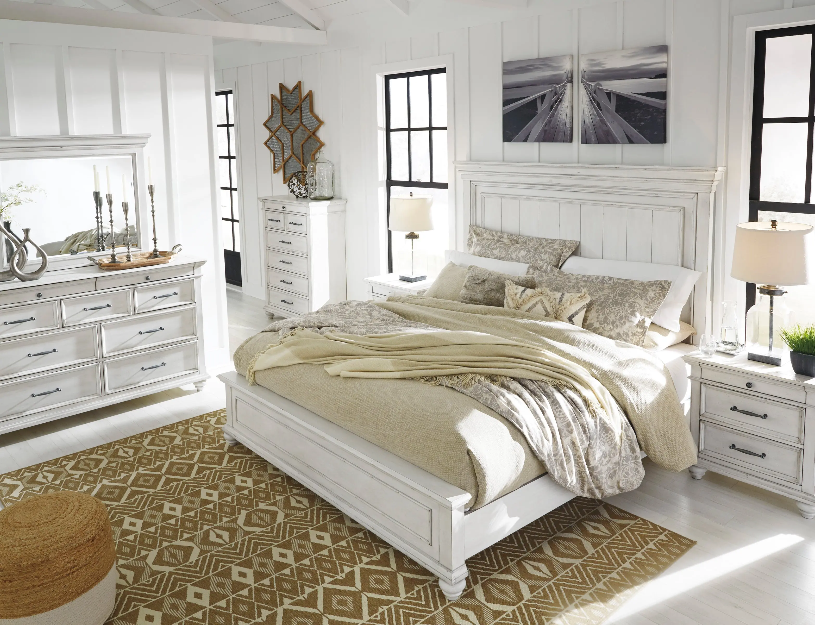 Kanwyn Panel Bed - Image 8
