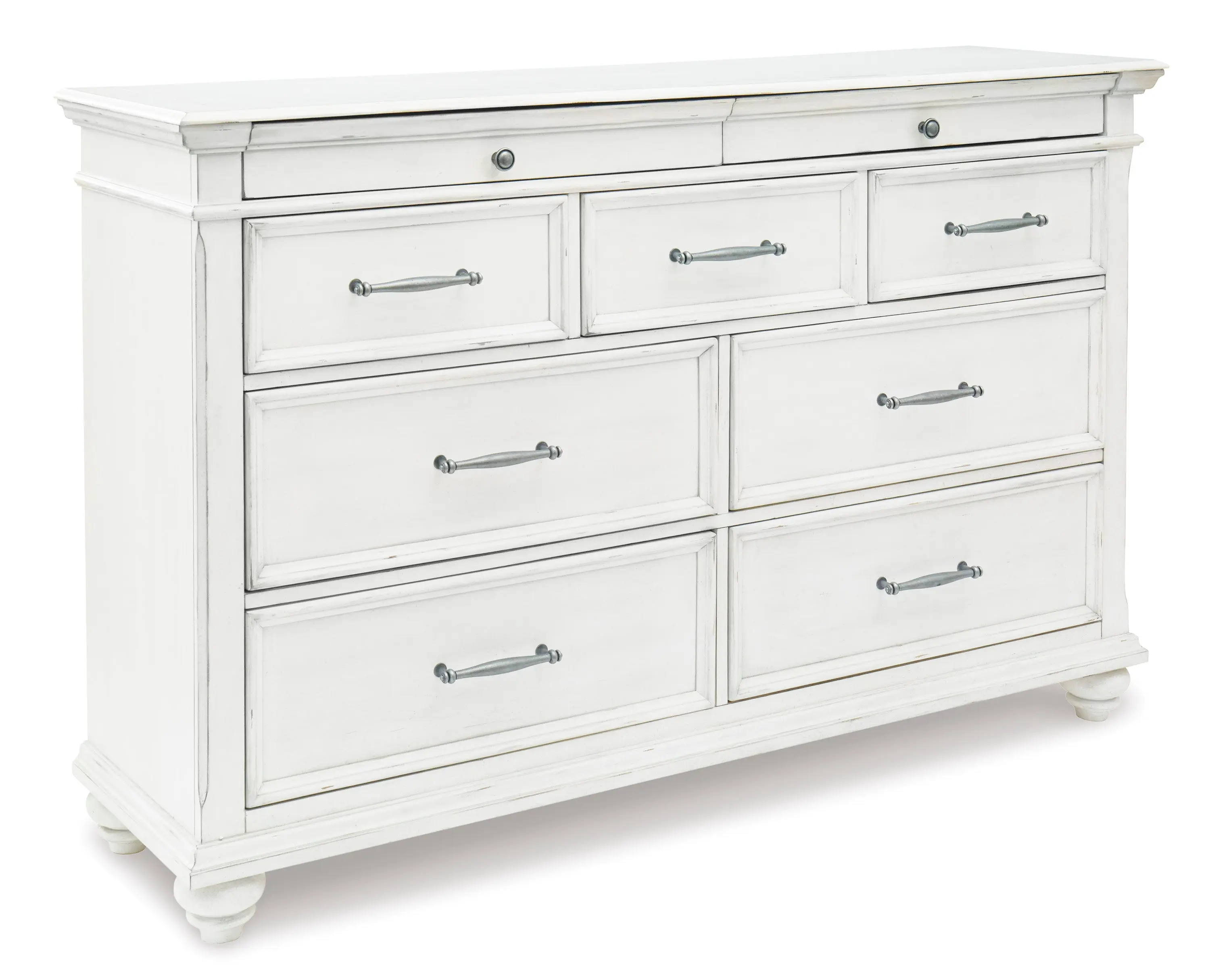 Kanwyn Upholstered Panel Bed & Dresser & Mirror & Nightstand - Image 8