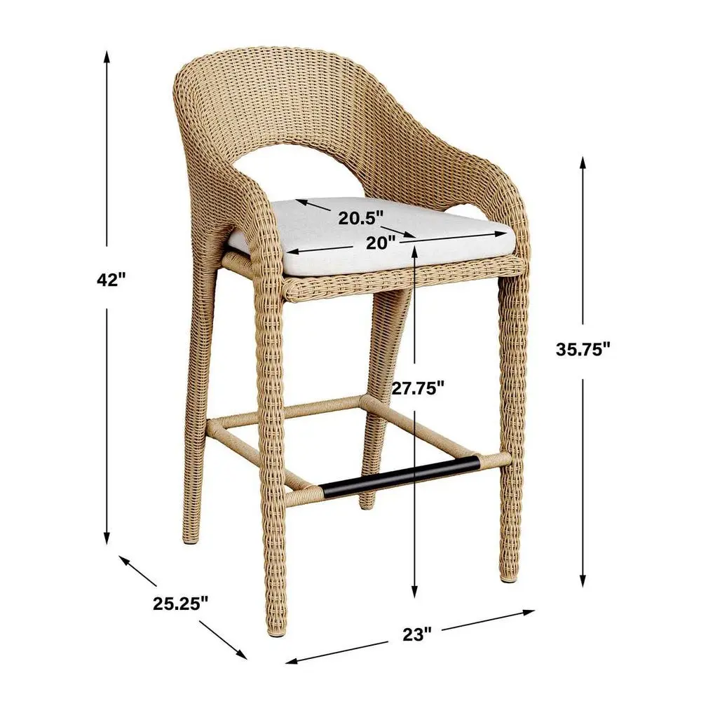 Kavali Outdoor Barstool - Image 12