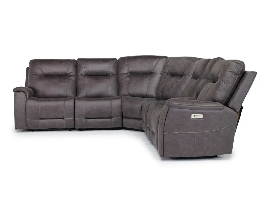 Kingston 6 Piece 3 Power Sectional - Image 8