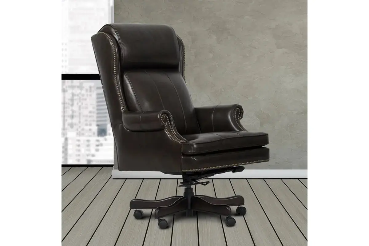 Leather Office Desk Chair - Image 10