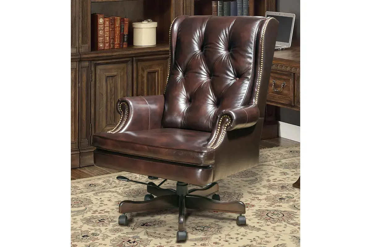 Leather Office Desk Chair - Image 12