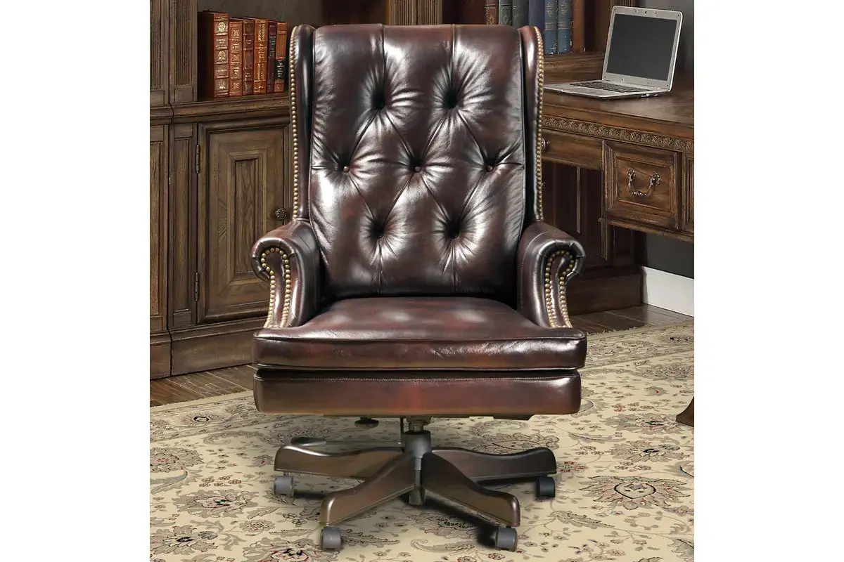 Leather Office Desk Chair - Image 14