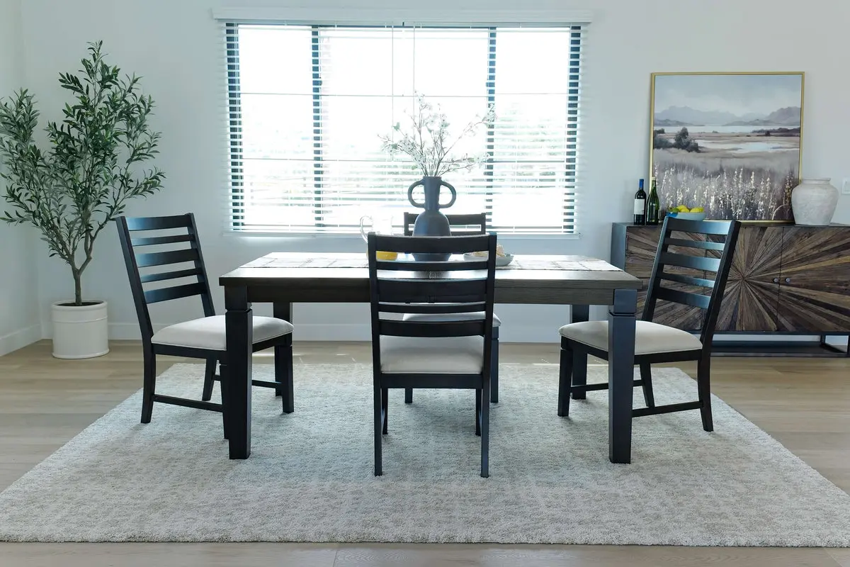 Lincoln Dining Table & 4 Chairs - Image 2