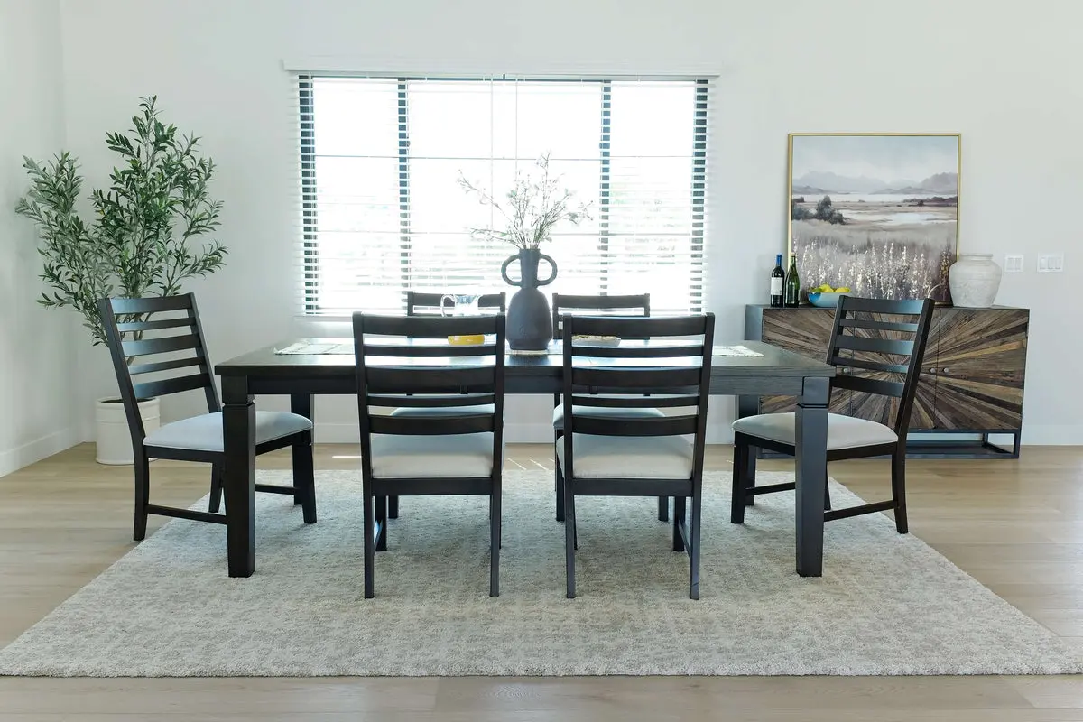 Lincoln Dining Table & 6 Chairs - Image 2