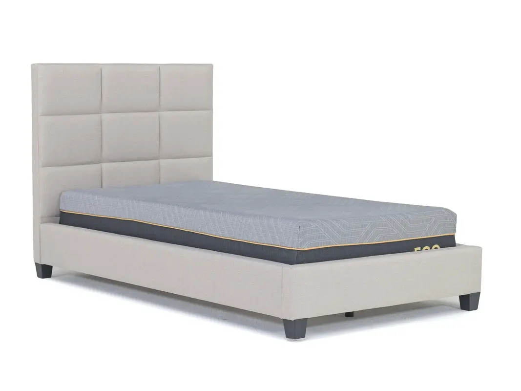 Loft 9 Upholstered Panel Bed - Image 4