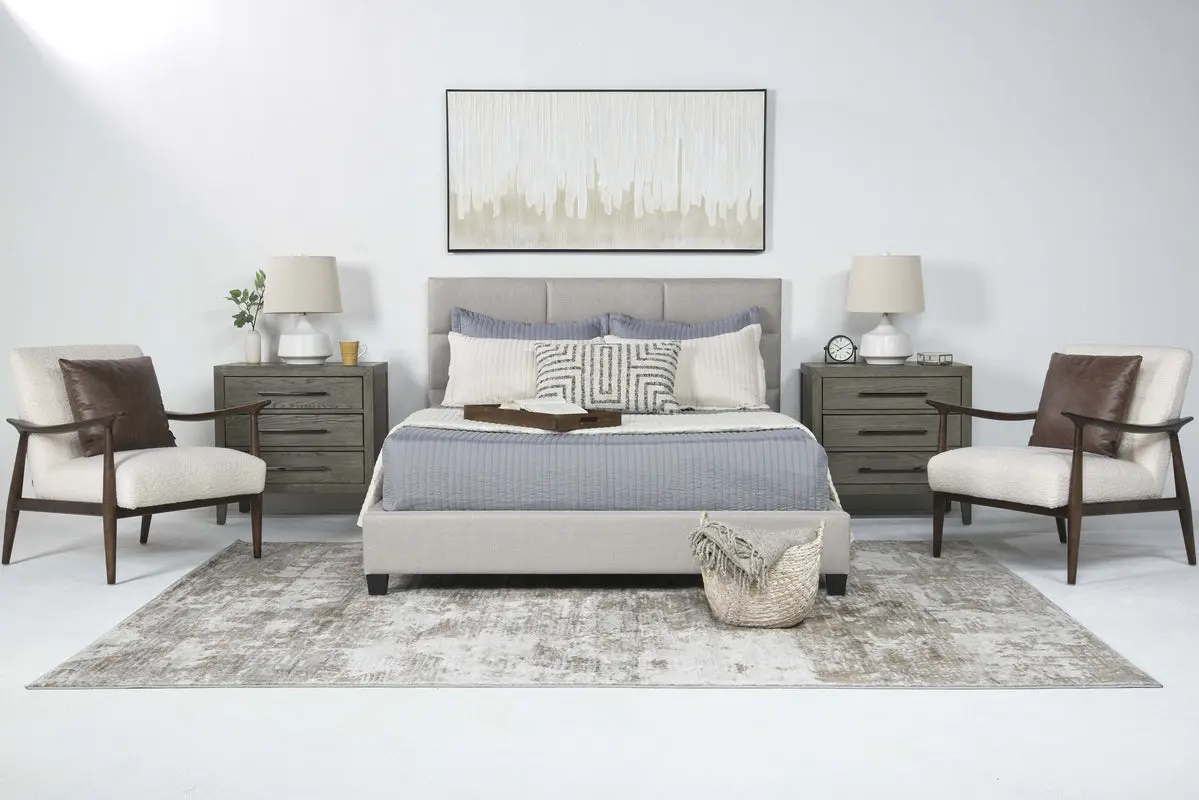 Loft 9 Upholstered Panel Bed - Image 9