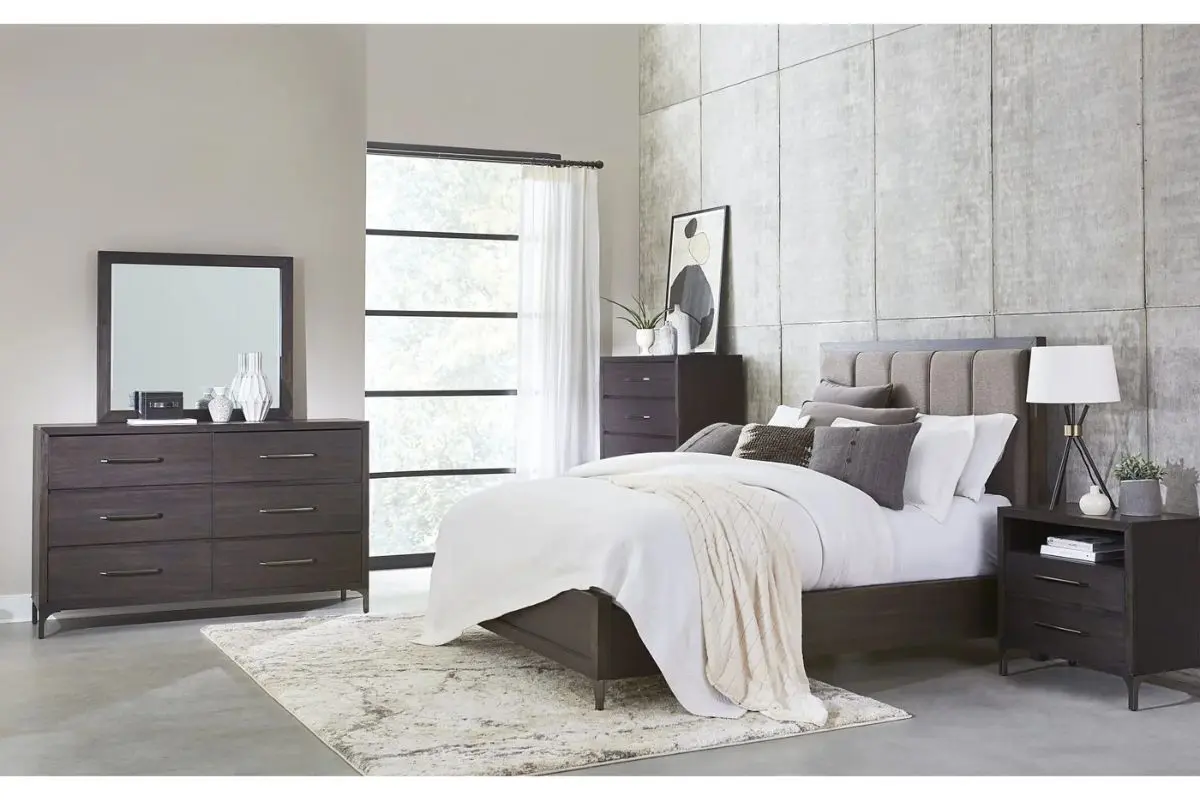 Lucerne Upholstered Panel Bed - Image 15