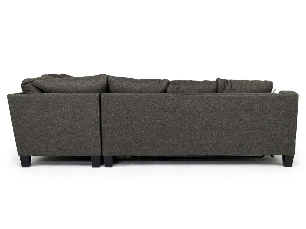 Lucy Queen Sleeper Tux Sectional With Mattress - Image 17