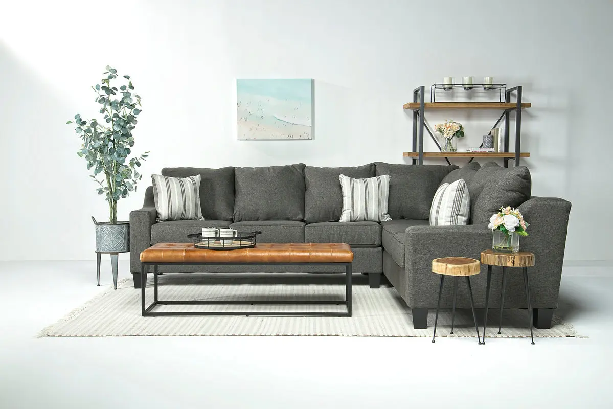 Lucy Queen Sleeper Tux Sectional With Mattress - Image 21