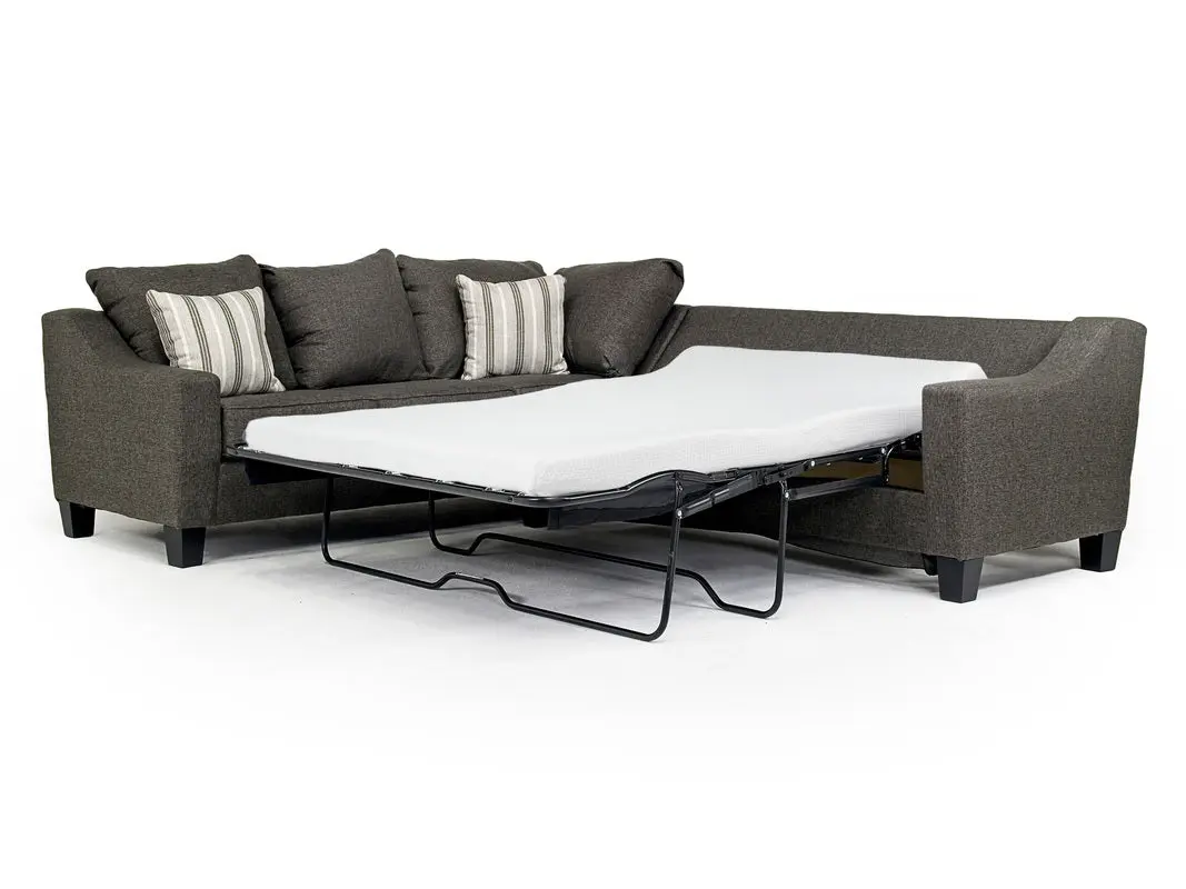 Lucy Queen Sleeper Tux Sectional With Mattress - Image 6