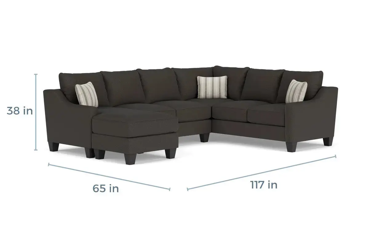 Lucy Tux Sofa Chaise Sectional - Image 21