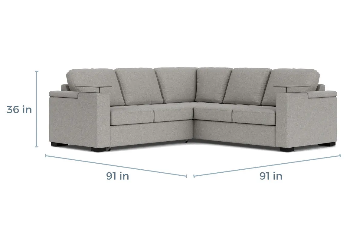 Luigi Full Tux Sleeper Sectional - Image 9
