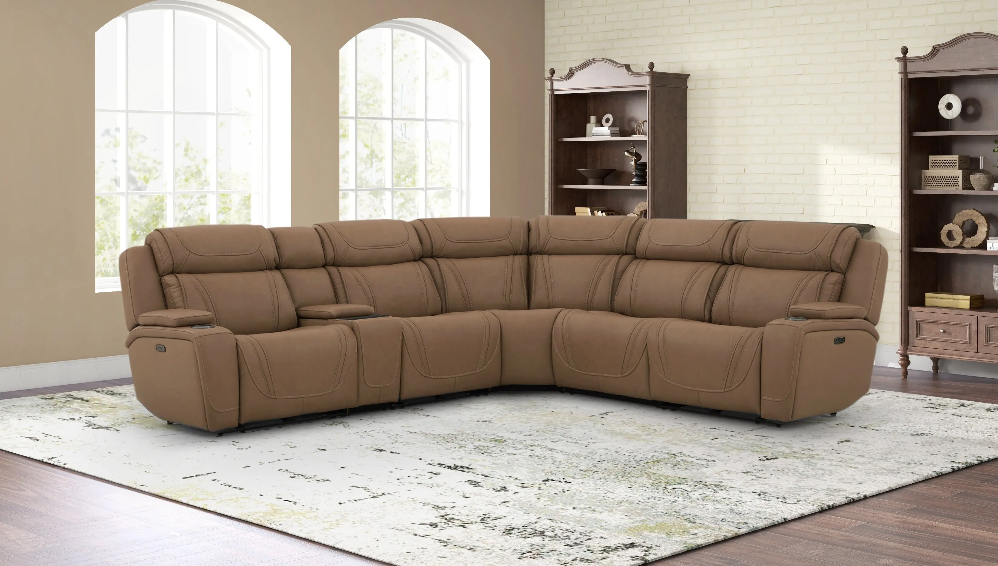 Max 6 Piece 2 Power Sectional - Image 3