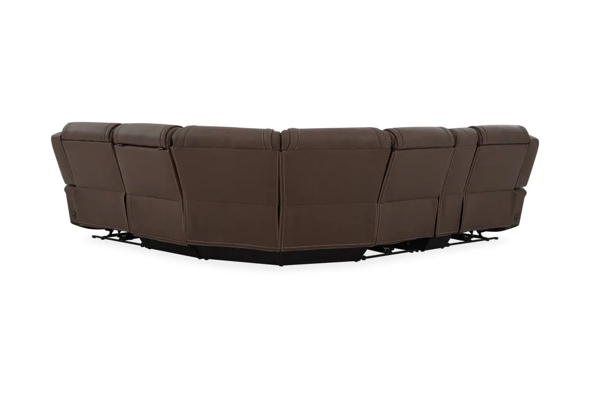 Max 6 Piece 2 Power Sectional With 2 Power Armless Recliner - Image 17