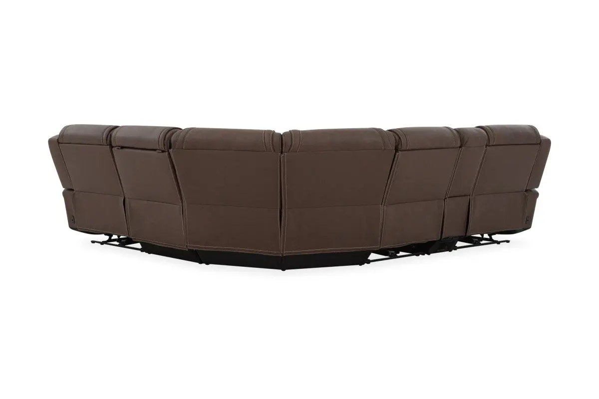 Max 6 Piece 2 Power Sectional With 2 Power Armless Recliner - Image 22