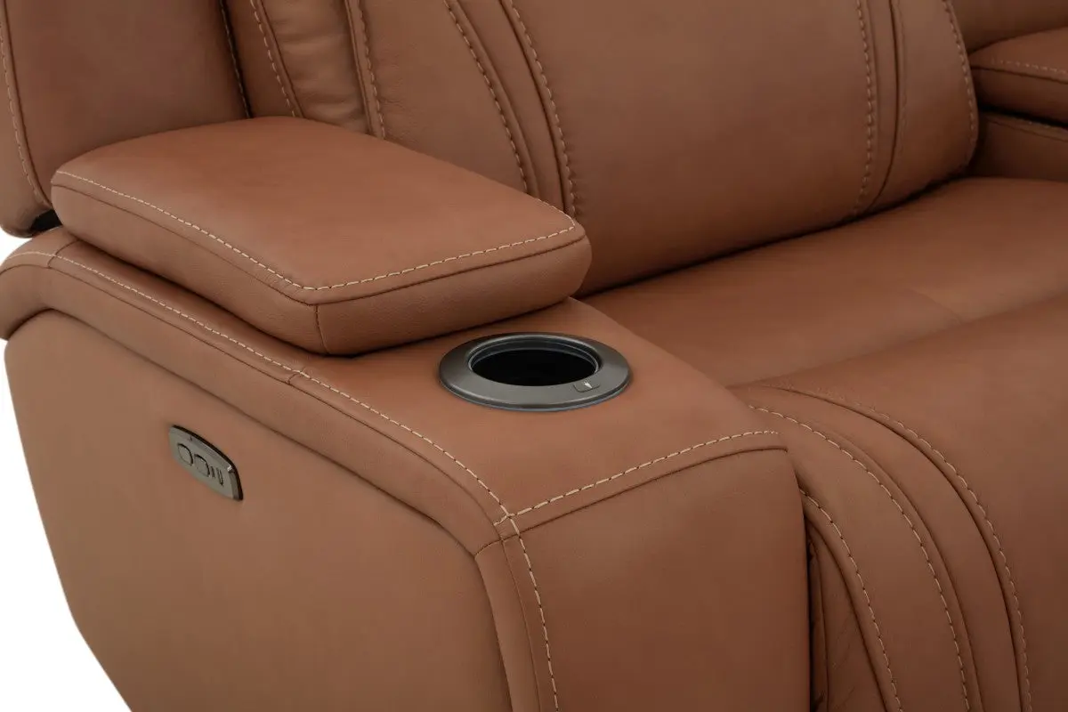 Max 6 Piece 2 Power Sectional With 2 Power Armless Recliner - Image 24