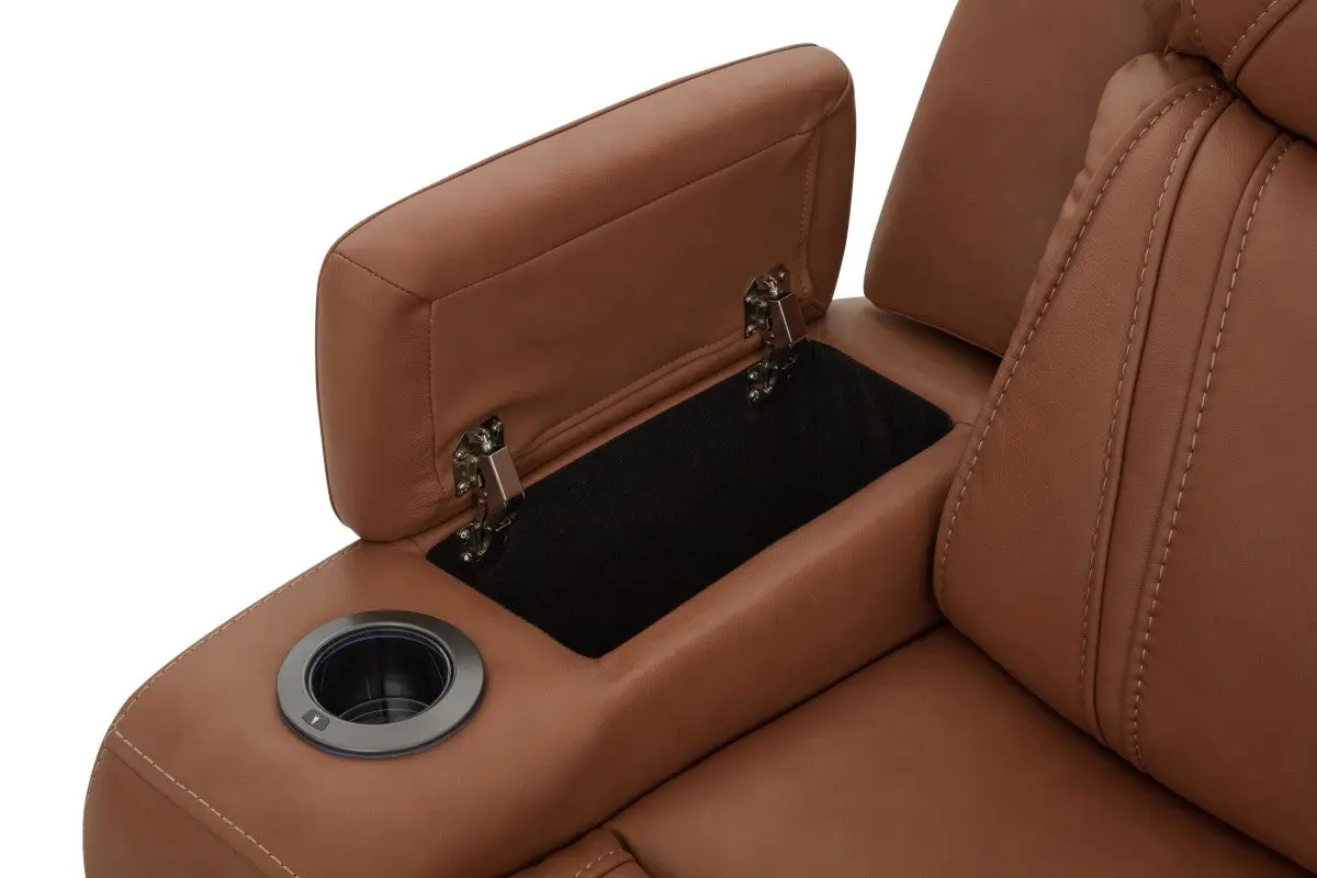 Max 6 Piece 2 Power Sectional With 2 Power Armless Recliner - Image 32