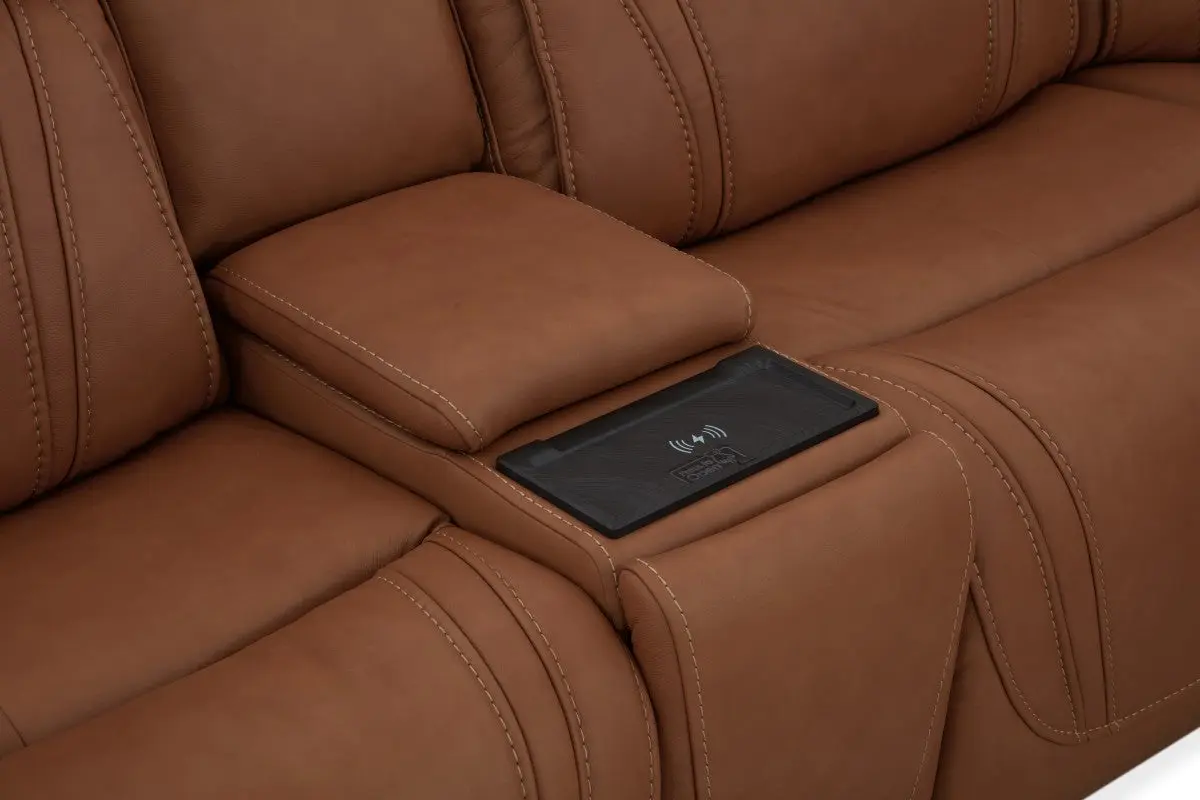 Max 6 Piece 2 Power Sectional With 2 Power Armless Recliner - Image 43